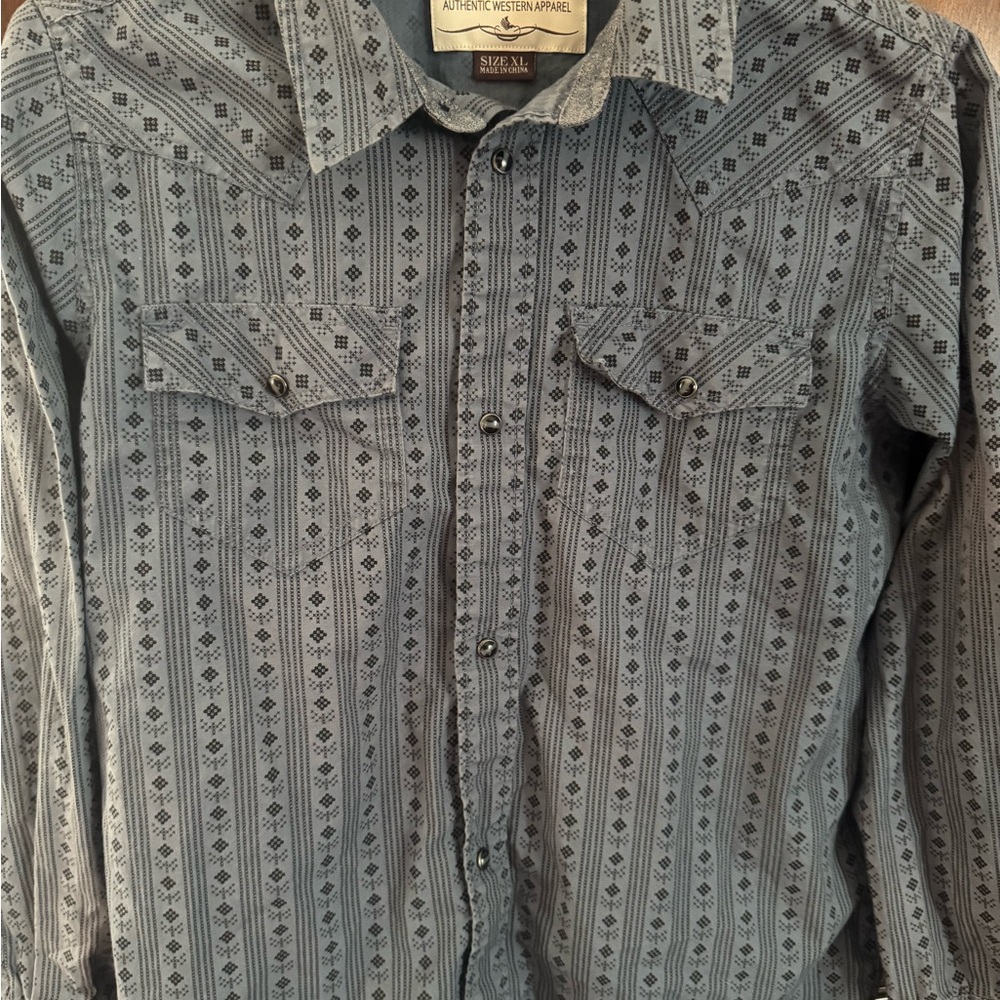 Boys western pearl snap
